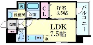 プロスパー江坂479の物件間取画像